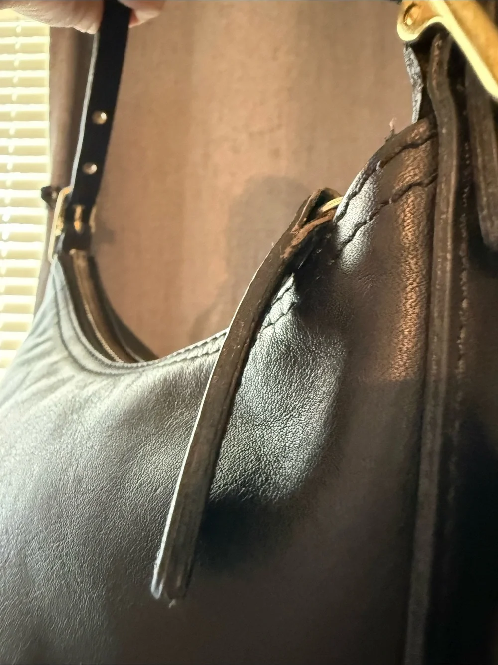 Coach sleek black